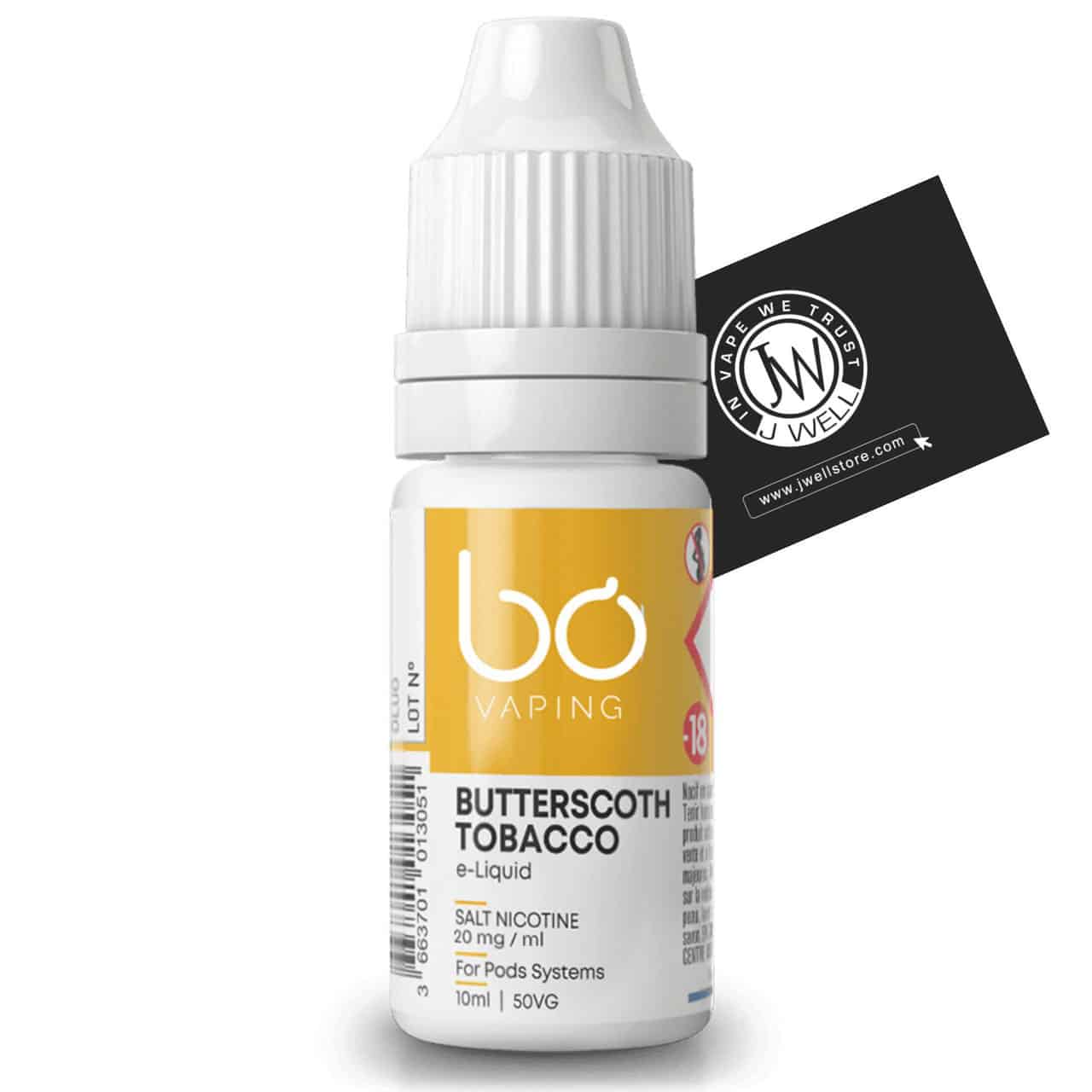Image E liquide Butterscotch Tobacco Bo Vaping