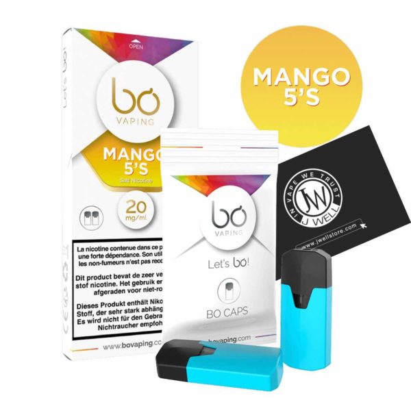 Bo Caps Salt Nicotine Mango 5's