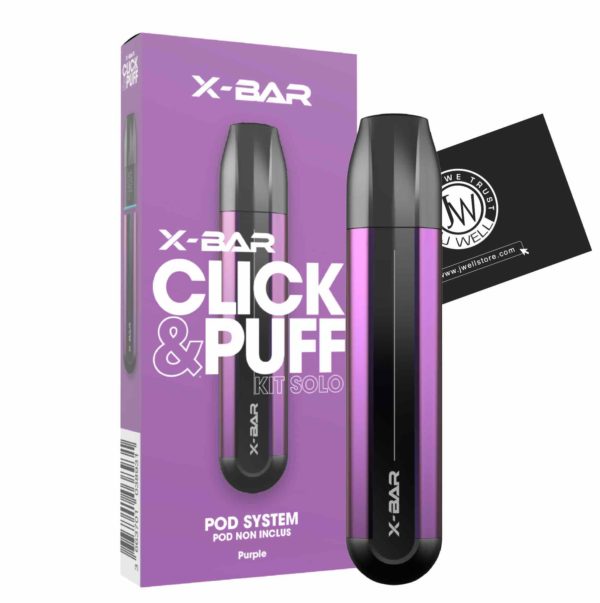 Kit Solo X-Bar Click & Puff Purple