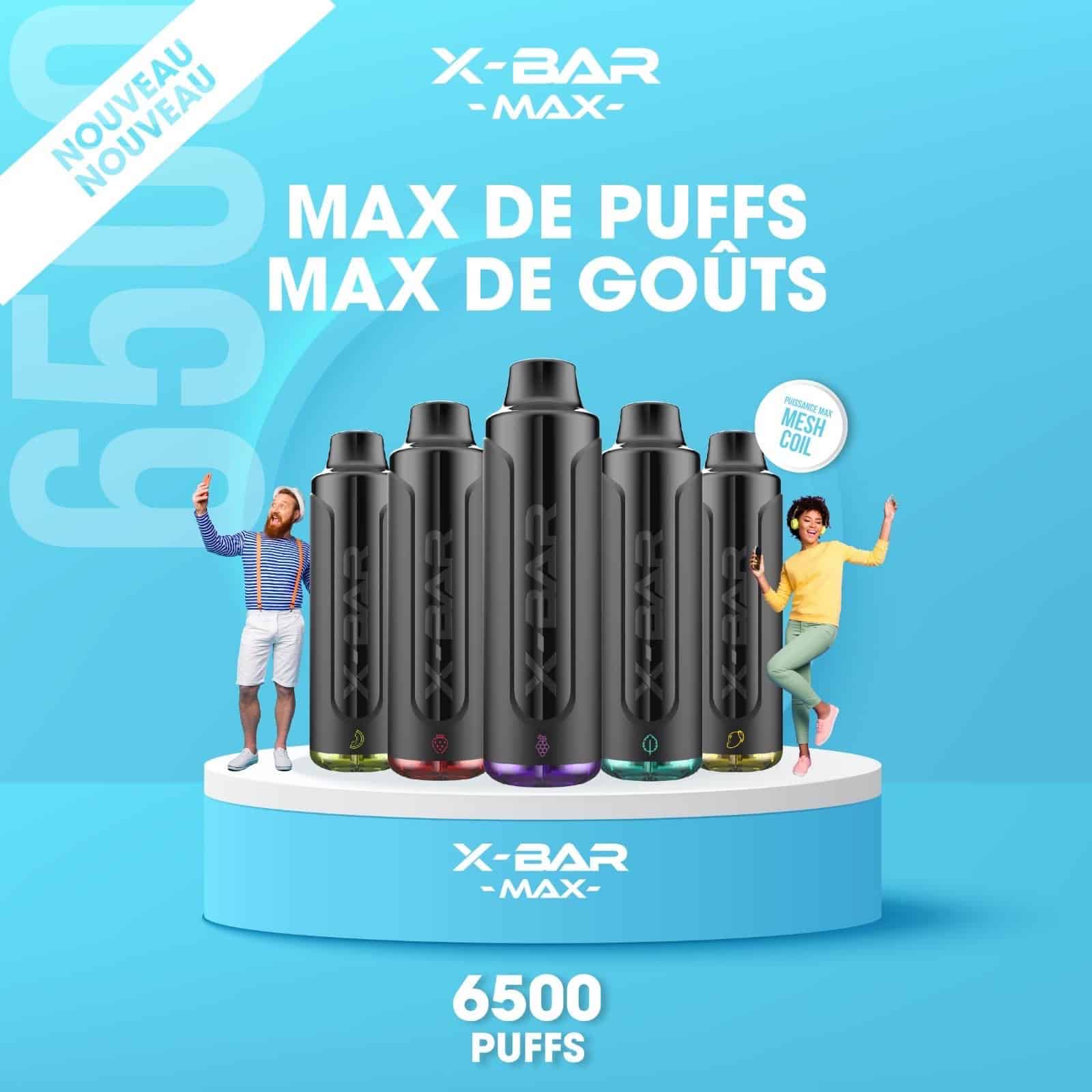 Image X-BAR Max, 6500 puffs ! 💨