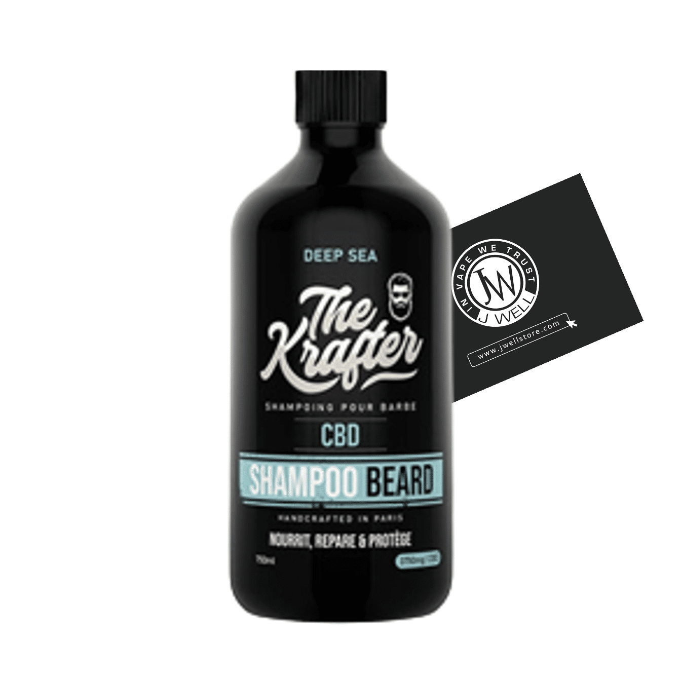 Image Shampoing pour barbe CBD 750 ml The Krafter