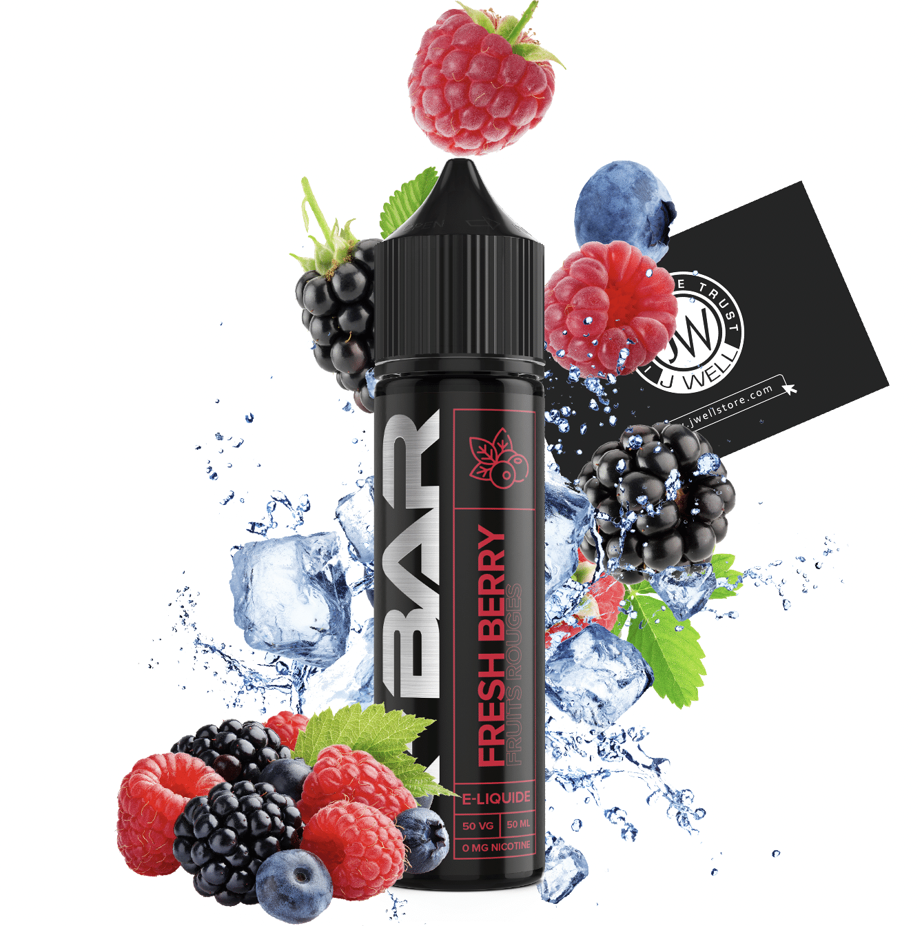Image E liquide X-Bar Fresh Berry 50 ml
