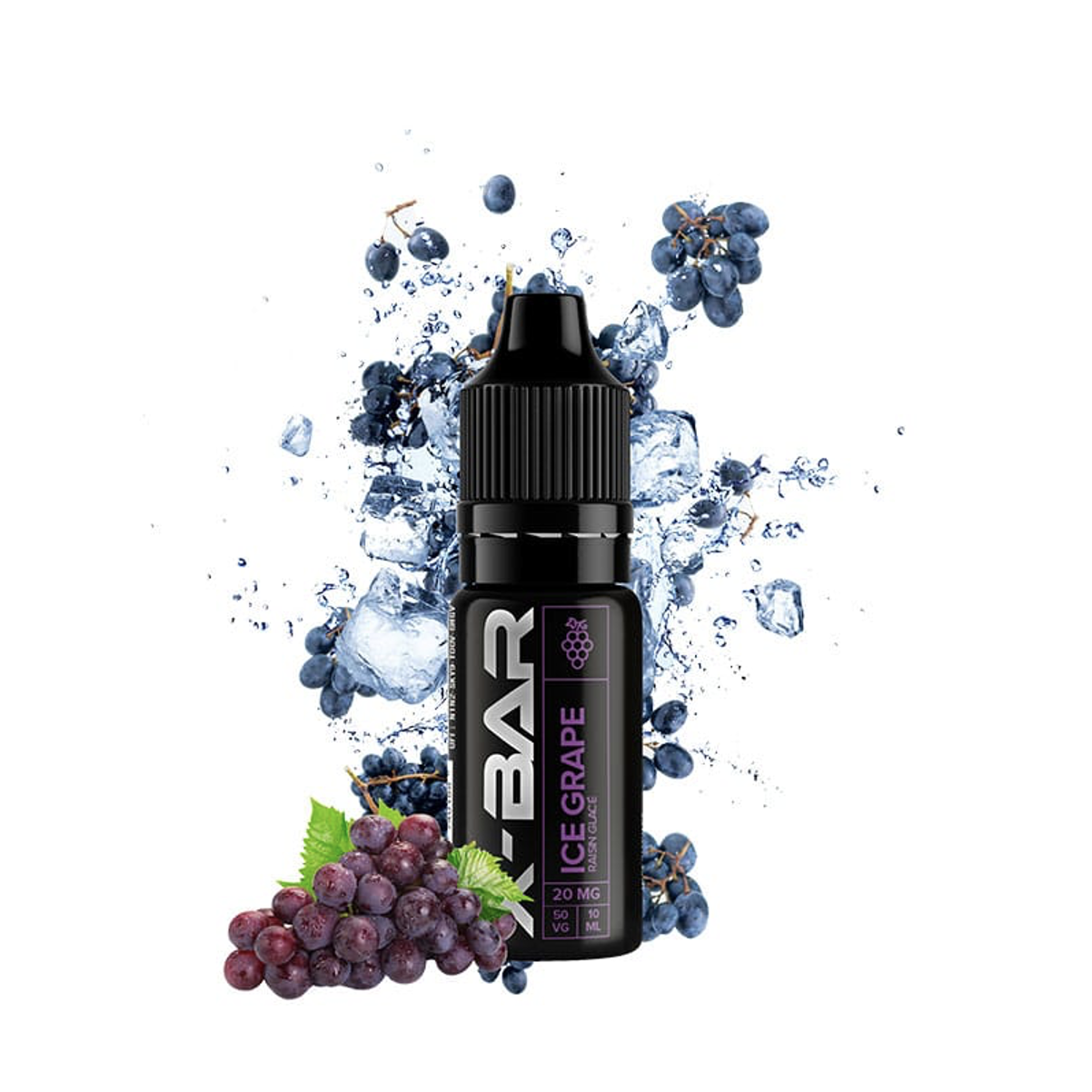 Image E liquide Ice Grape X-Bar