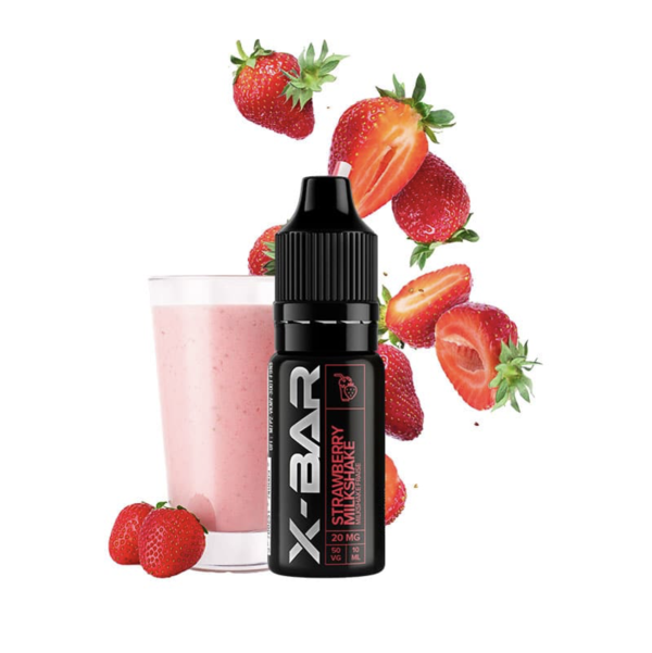 E-liquide 10 ml Strawberry Milkshake X-Bar