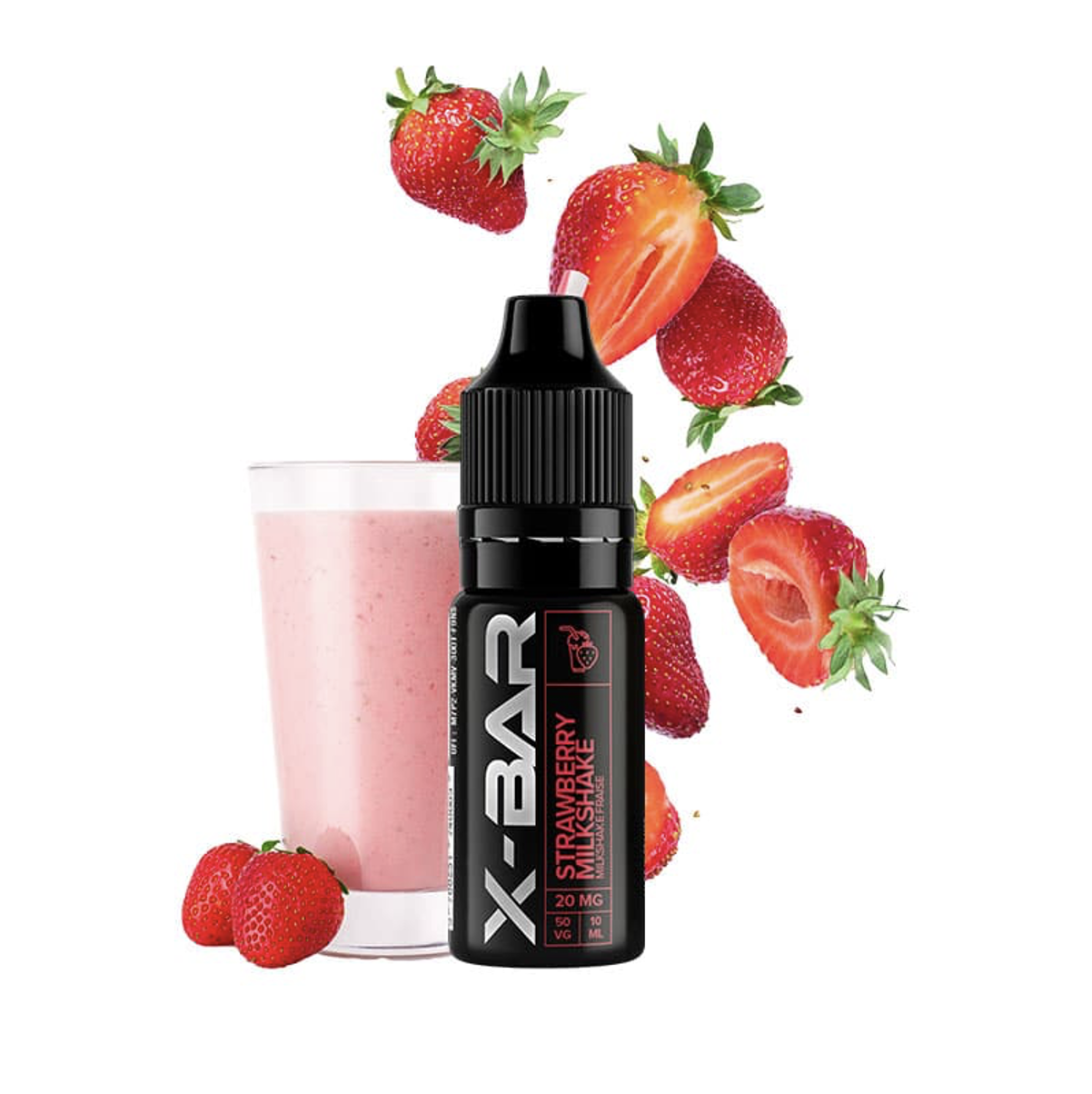 Image E liquide Strawberry Milkshake X-Bar