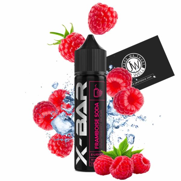 E-liquide X-Bar Framboise Soda 50ml