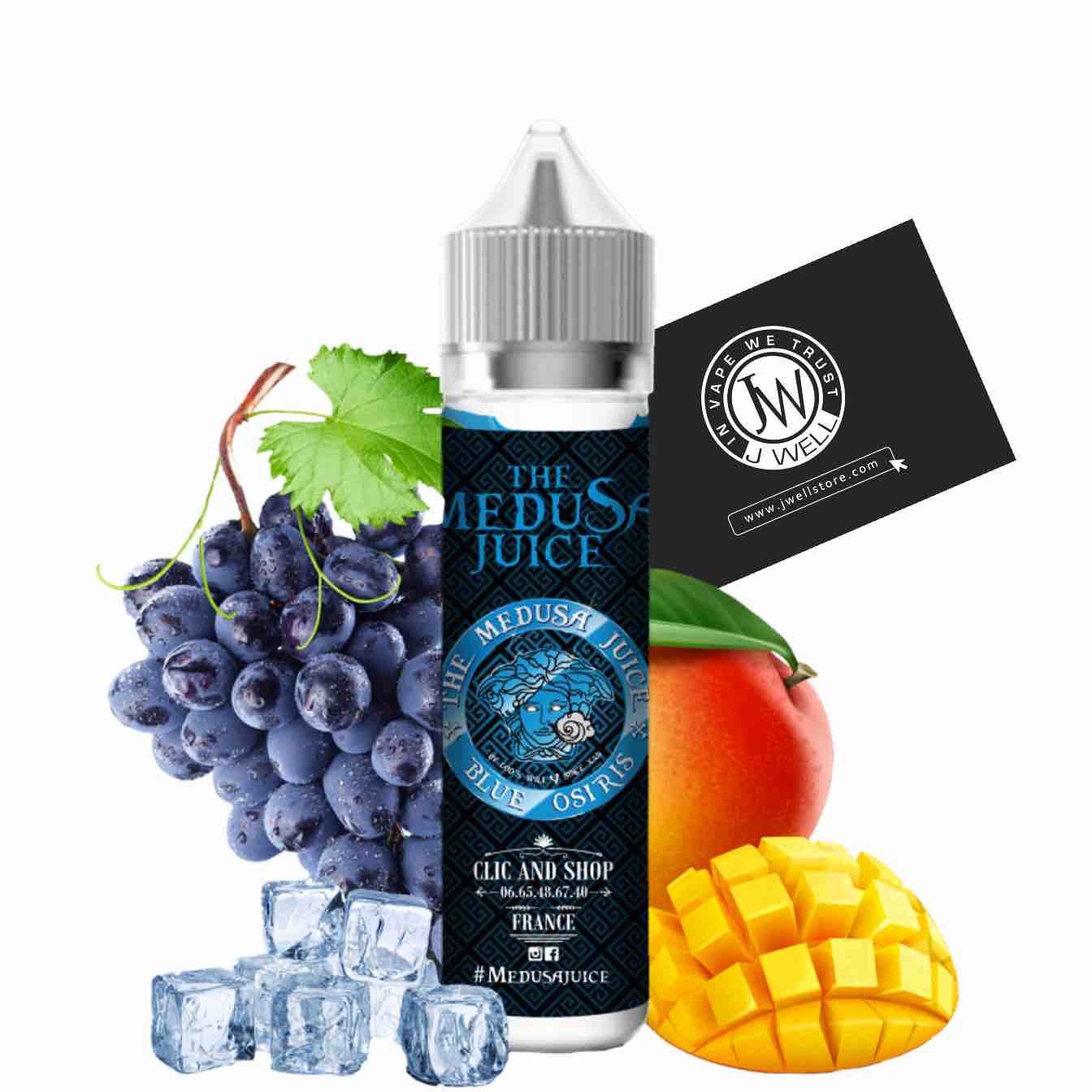 Image E liquide Blue Osiris 50 ml Medusa Juice
