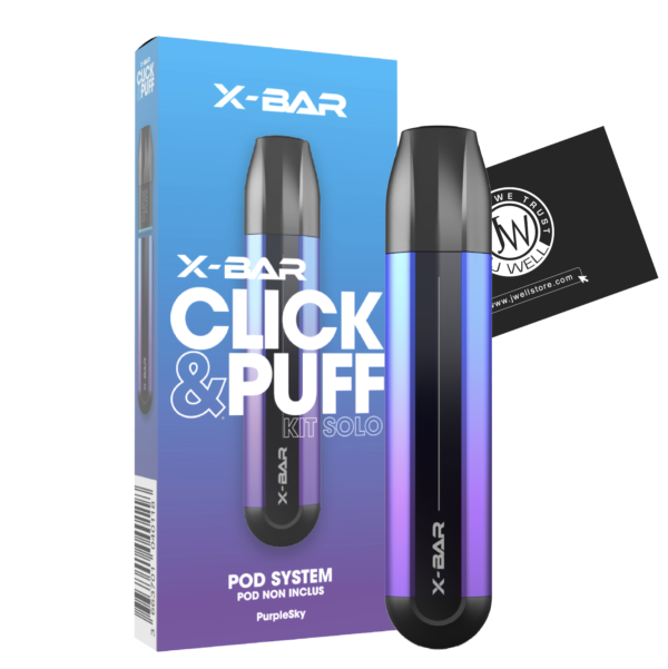 Kit Solo X-Bar Click & Puff Purple Sky