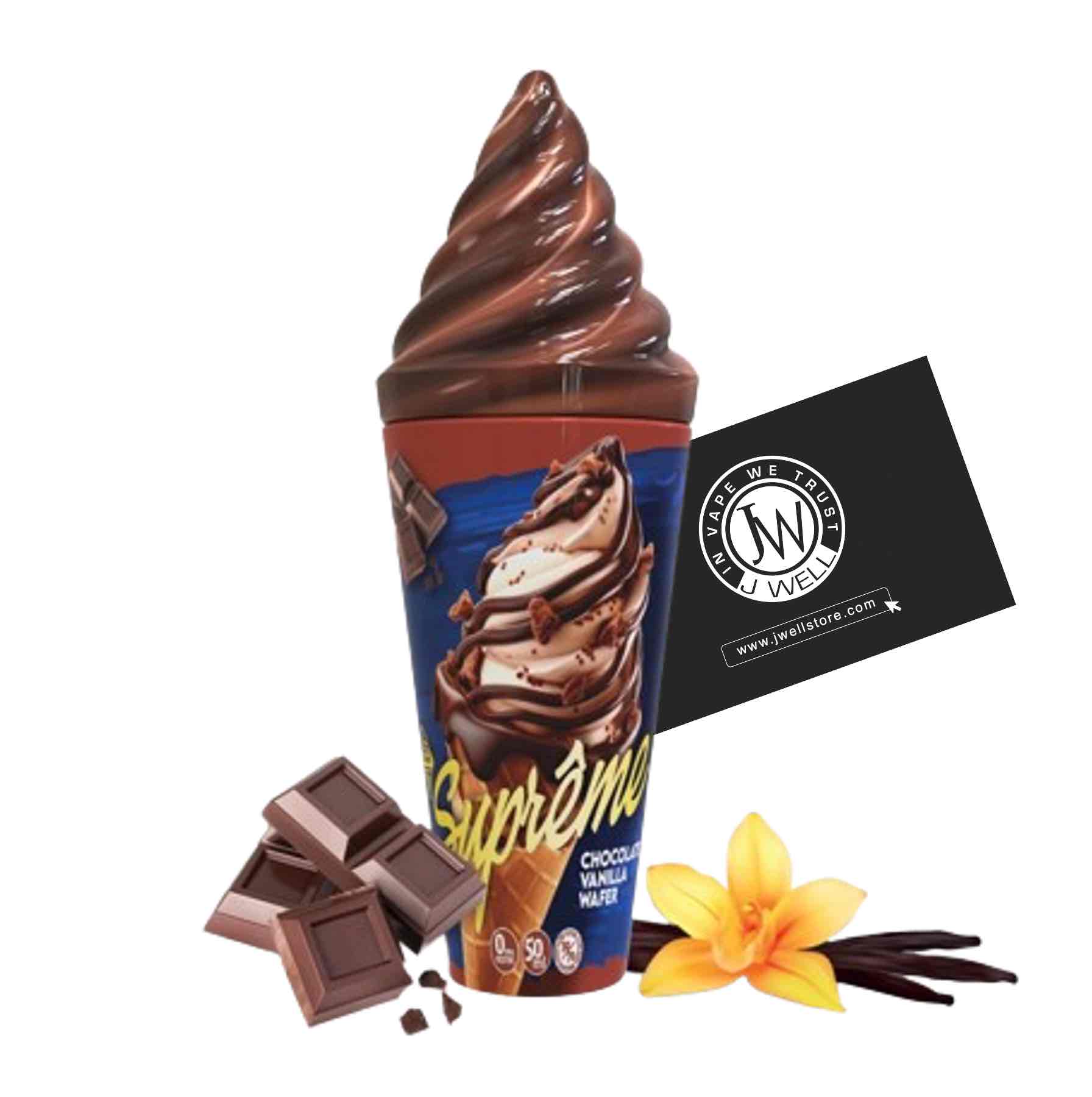 Image E liquide Chocolate Vanilla 50 ml E-Cone Suprême Vape Maker