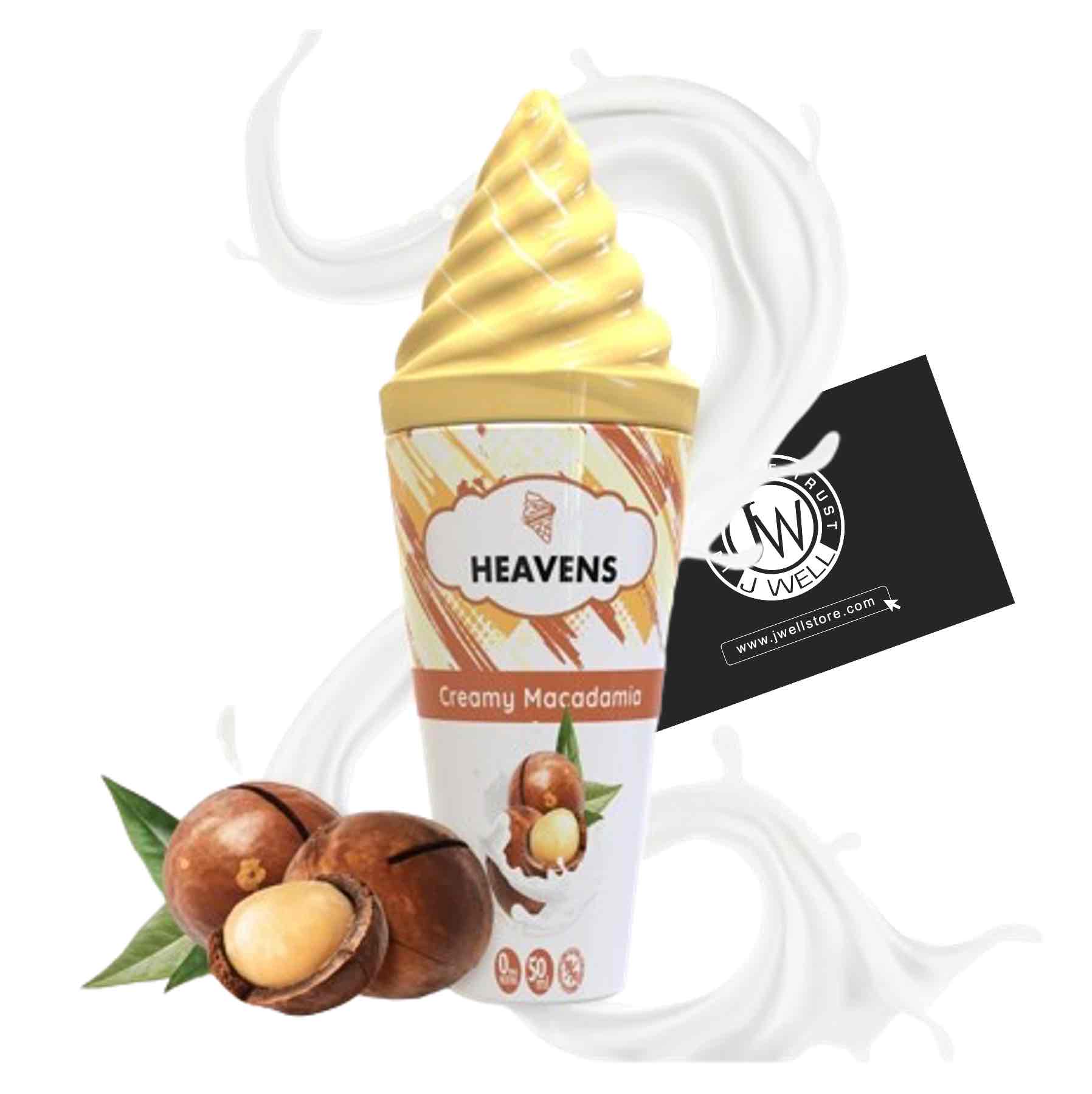 Image E liquide Creamy Macadamia 50 ml E-Cone Heavens Vape Maker